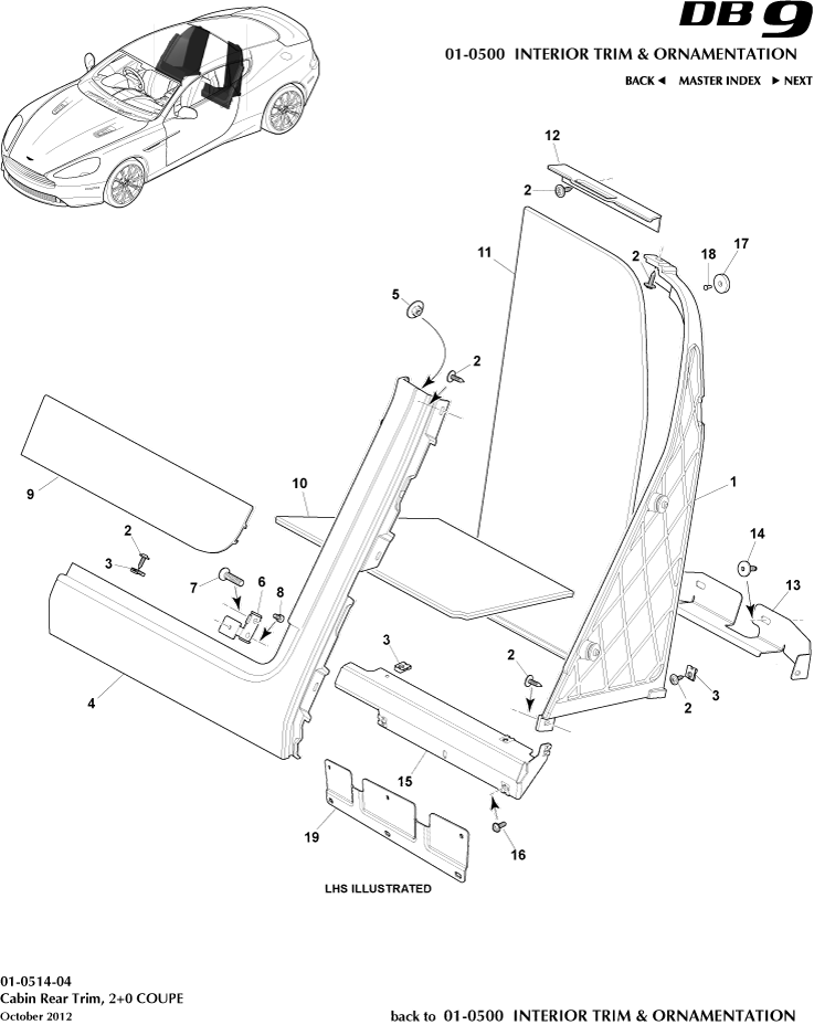 car: DB9,item_no: 12,quantity: 1,reference: DB9_13_00-00-DB9_13_01-0514-04
