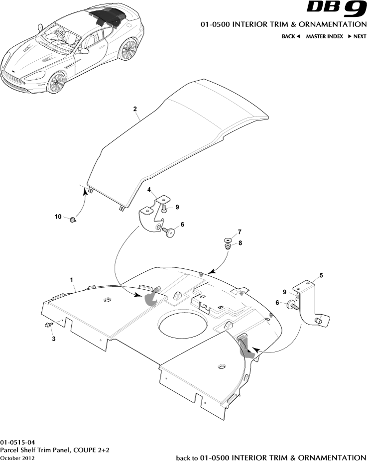 car: DB9,item_no: -,quantity: 1,reference: DB9_13_00-00-DB9_13_01-0515-04