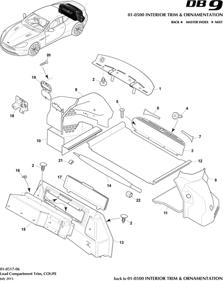 car: DB9,item_no: 22,quantity: 1,reference: DB9_13_00-00-DB9_13_01-0517-06