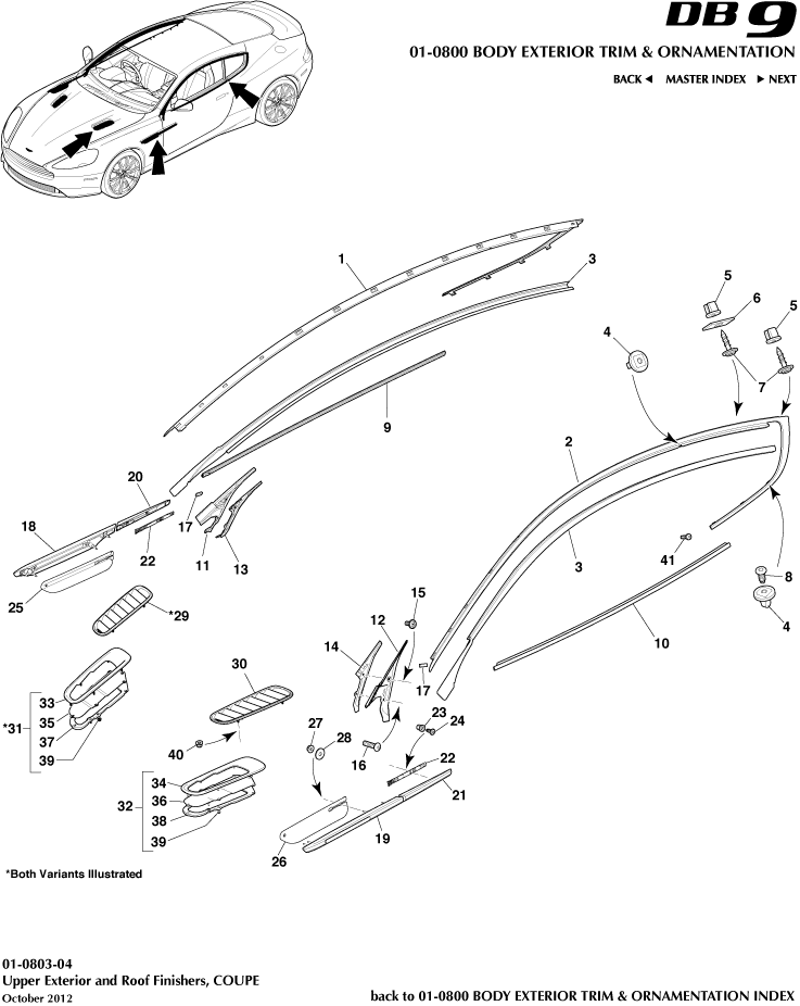 car: DB9,item_no: 12,quantity: 1,reference: DB9_13_00-00-DB9_13_01-0803-04