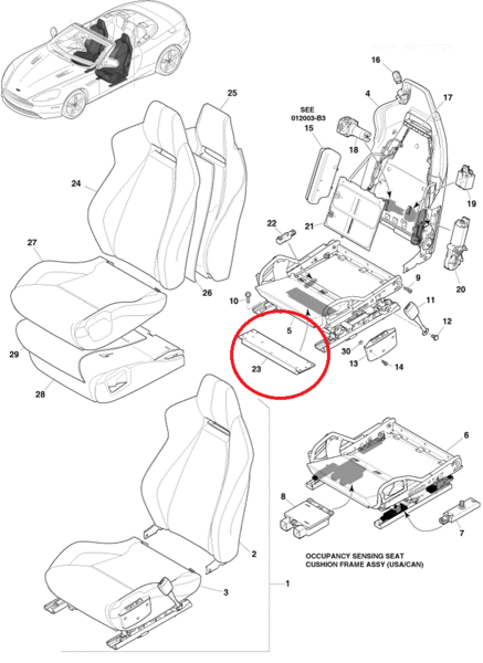 Image of PEKTRON SEAT MODULE ECU