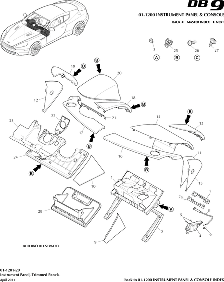 car: DB9,item_no: 8,quantity: 1,reference: DB9_13_00-00-DB9_13_01-1201-20