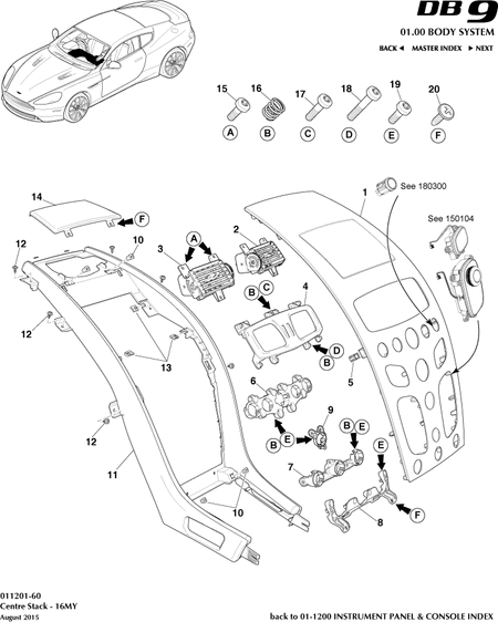 car: DB9,item_no: 2,quantity: 1,reference: DB9_13_00-00-DB9_13_01-1201-60