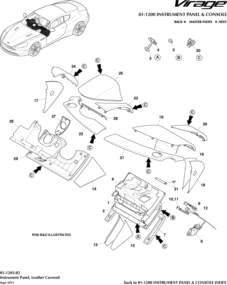 car: VIRAGE,item_no: 22,quantity: 1,reference: VIRAGE_00-00-VIRAGE_01-1203-02