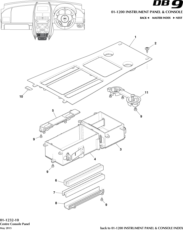 car: DB9,item_no: -,quantity: 1,reference: DB9_13_00-00-DB9_13_01-1232-10