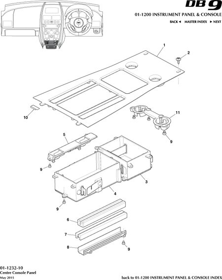 car: DB9,item_no: 6,quantity: 1,reference: DB9_13_00-00-DB9_13_01-1232-10