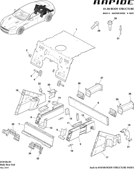 car:RAPIDE,item_no:31,quantity:A/R,reference:RAPIDE_00-00-RAPIDE_010106-B1