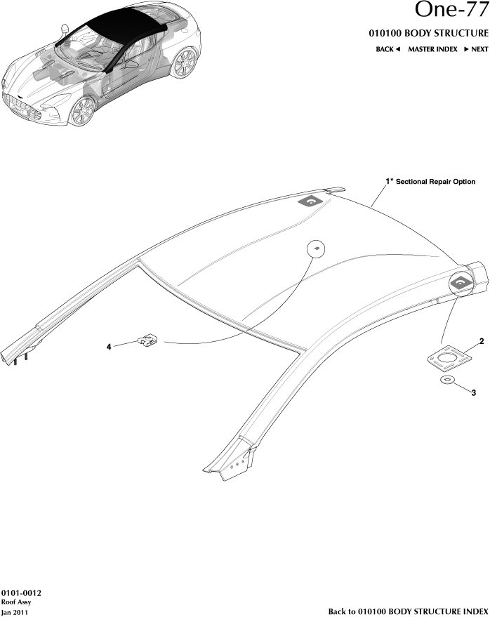 car: ONE-77,item_no: 1,quantity: 1,reference: ONE_77_00-00-ONE_77_0101-0012