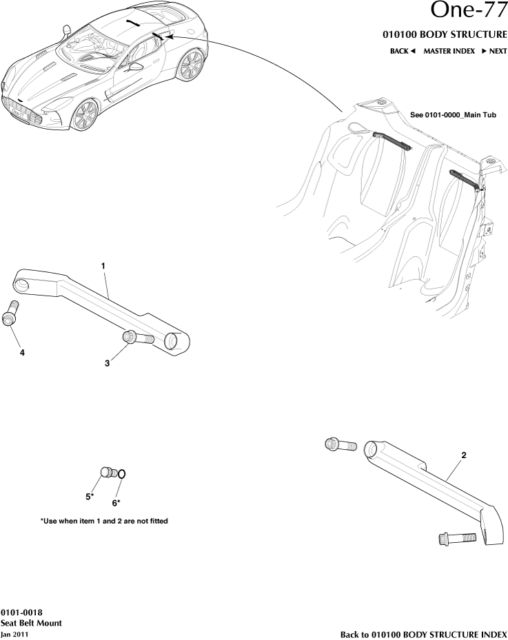 car: ONE-77,item_no: 6,quantity: 4,reference: ONE_77_00-00-ONE_77_0101-0018