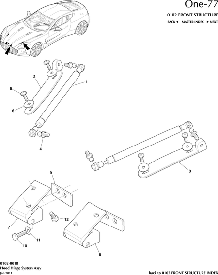 car: ONE-77,item_no: 10,quantity: 4,reference: ONE_77_00-00-ONE_77_0102-0018