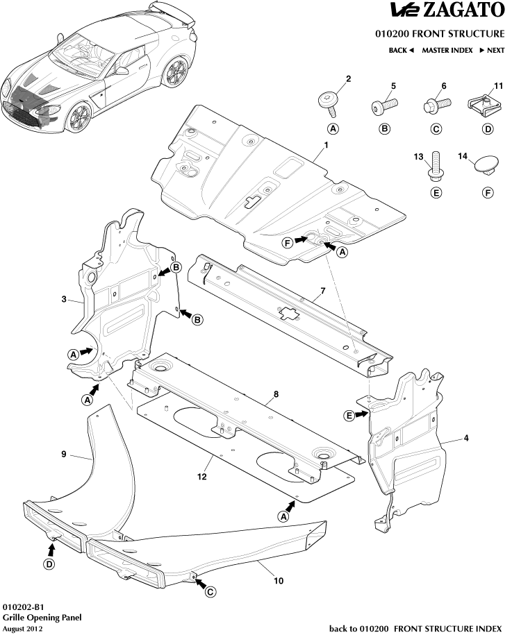 car: ZAGATO V12,item_no: 10,quantity: 1,reference: ZAGATO_V12_00-00-ZAGATO_V12_010202-B1