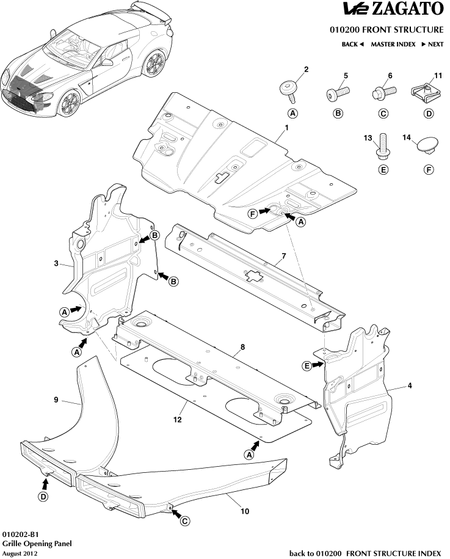 car: ZAGATO V12,item_no: 10,quantity: 1,reference: ZAGATO_V12_00-00-ZAGATO_V12_010202-B1