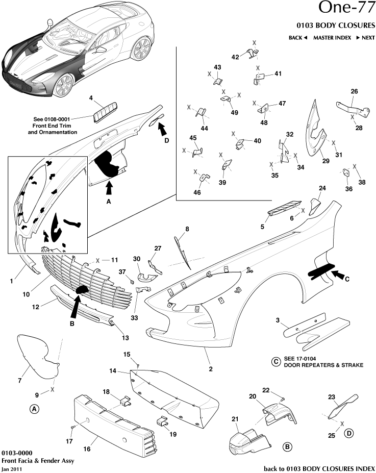 car: ONE-77,item_no: -,quantity: 1.0,reference: ONE_77_00-00-ONE_77_0103-0000