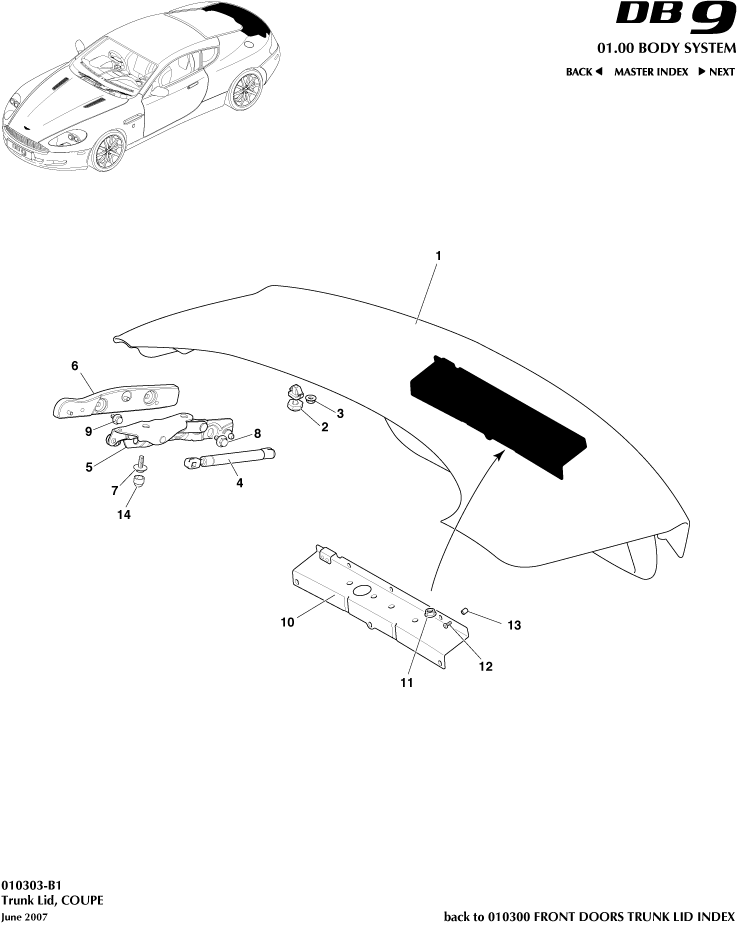car: DB9,item_no: 13,quantity: 6,reference: DB9_05_12_00-00-DB9_05_12_010303-B1