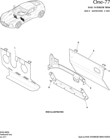 car: ONE-77,item_no: 5,quantity: 4,reference: ONE_77_00-00-ONE_77_0105-0026