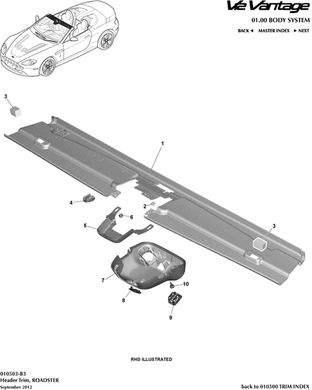 car: VANTAGE V12,item_no: 7,quantity: 1,reference: VANTAGE_V12_00-00-VANTAGE_V12_010503-B3