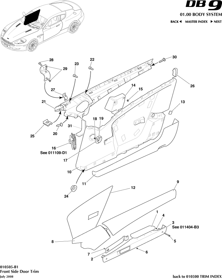 car: DB9,item_no: -,quantity: 1,reference: DB9_05_12_00-00-DB9_05_12_010505-B1