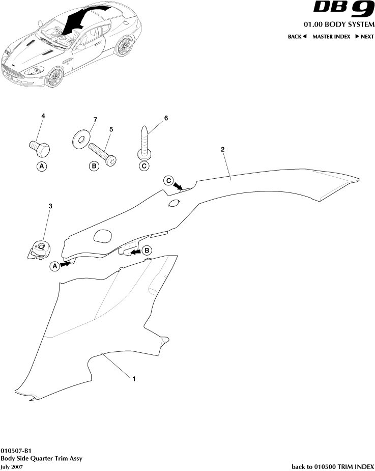 car: DB9,item_no: -,quantity: 1,reference: DB9_05_12_00-00-DB9_05_12_010507-B1