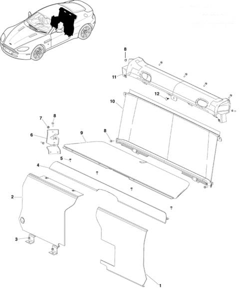 Image of REAR CABIN TRIM FINISHER