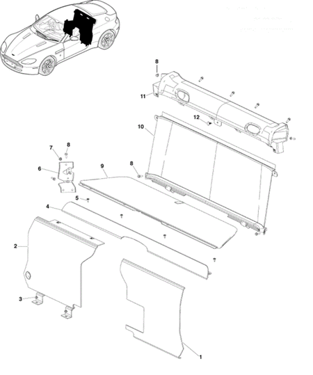 Image of REAR CABIN TRIM FINISHER