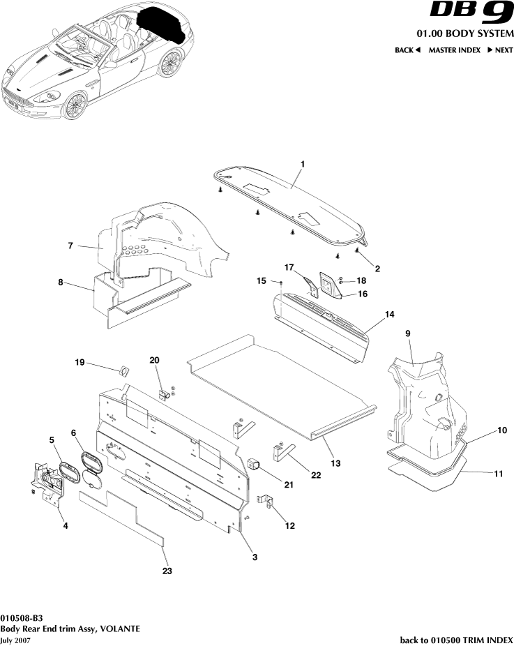 car: DB9,item_no: 22,quantity: 2,reference: DB9_05_12_00-00-DB9_05_12_010508-B3