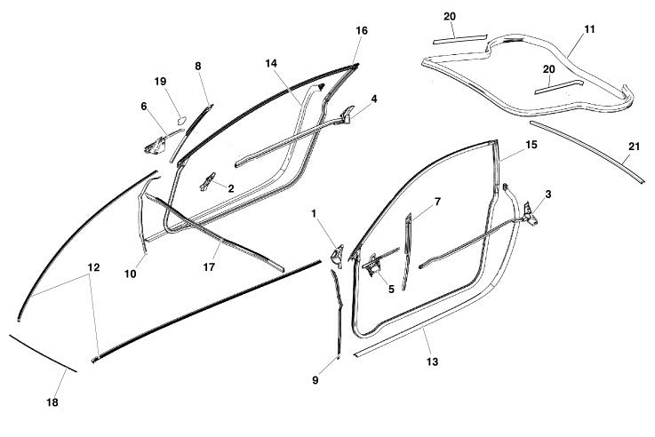 Image of TAILGATE FLIPSEAL