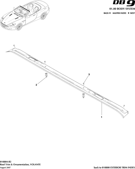 car: DB9,item_no: -,quantity: 1,reference: DB9_05_12_00-00-DB9_05_12_010804-B2