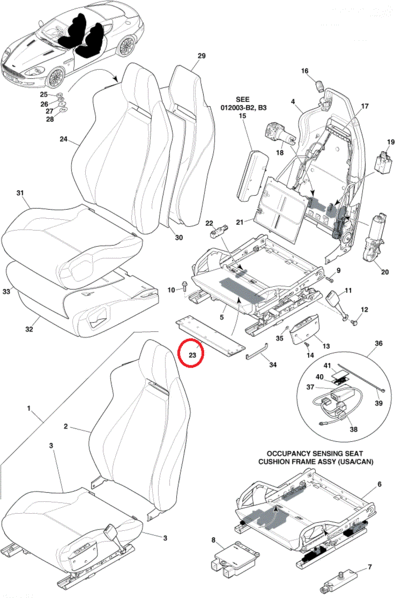 Image of DRIVERS PEKTRON SEAT MODULE ECU