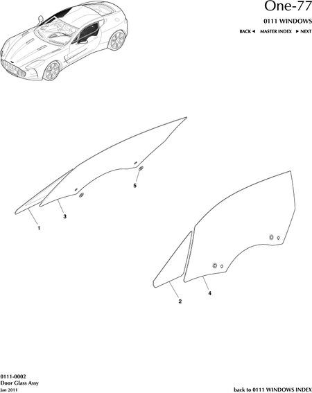 car: ONE-77,item_no: 5,quantity: 4,reference: ONE_77_00-00-ONE_77_0111-0002