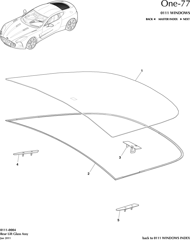 car: ONE-77,item_no: -,quantity: 1,reference: ONE_77_00-00-ONE_77_0111-0004