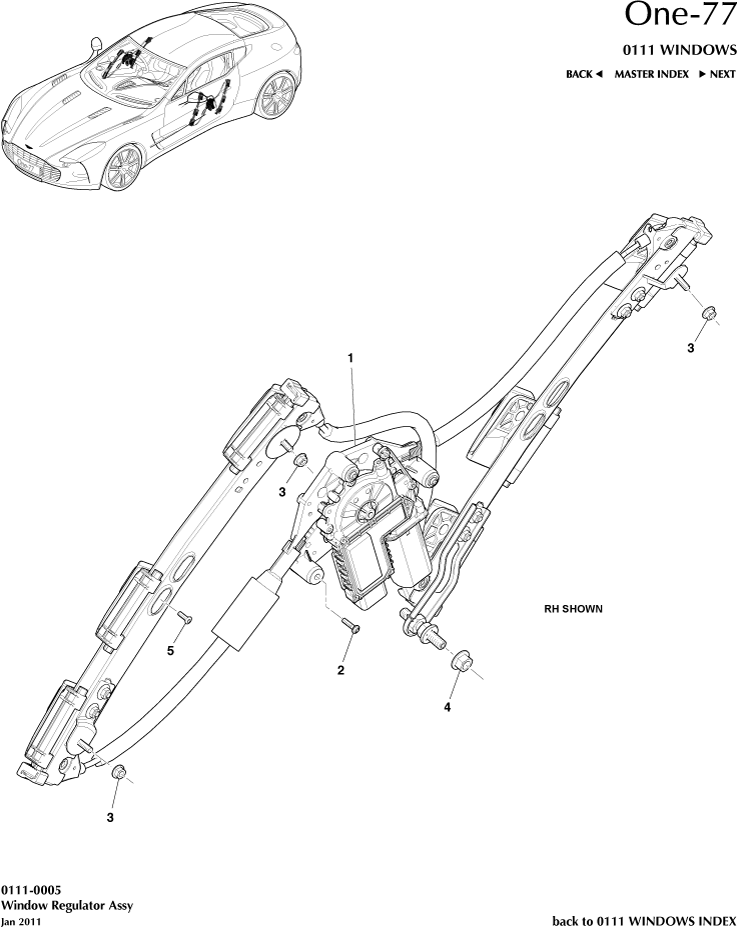 car: ONE-77,item_no: -,quantity: 1,reference: ONE_77_00-00-ONE_77_0111-0005