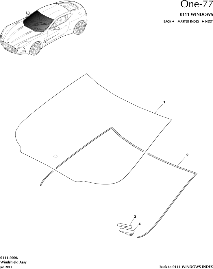 car: ONE-77,item_no: 4,quantity: 1,reference: ONE_77_00-00-ONE_77_0111-0006