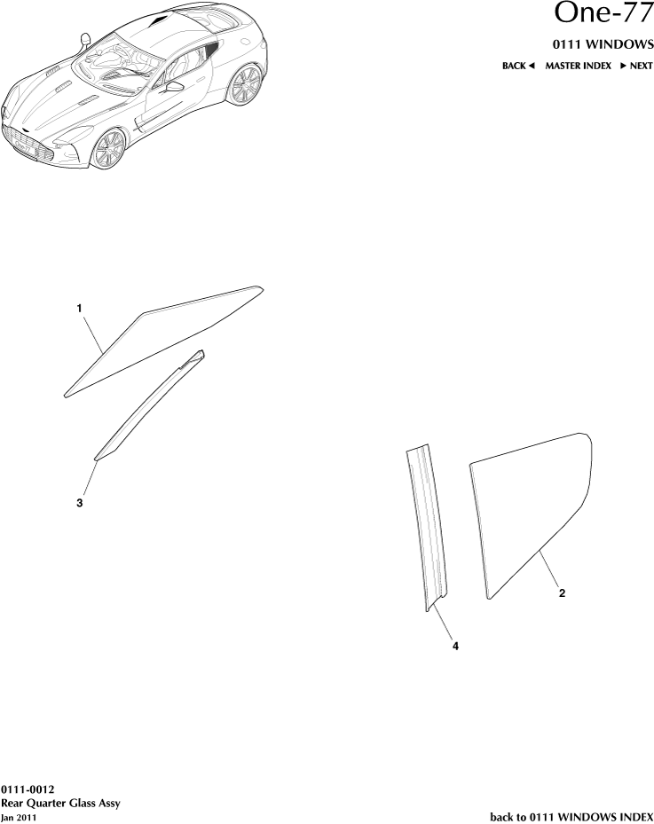 car: ONE-77,item_no: 3,quantity: 1,reference: ONE_77_00-00-ONE_77_0111-0012