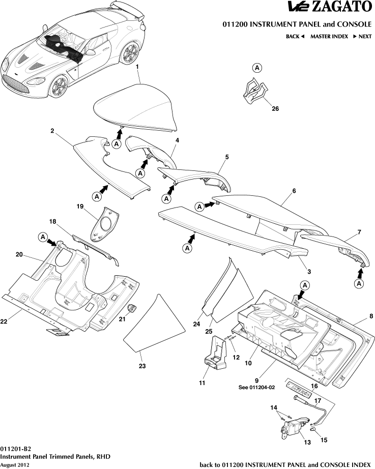 car: ZAGATO V12,item_no: 17,quantity: 1,reference: ZAGATO_V12_00-00-ZAGATO_V12_011201-B2