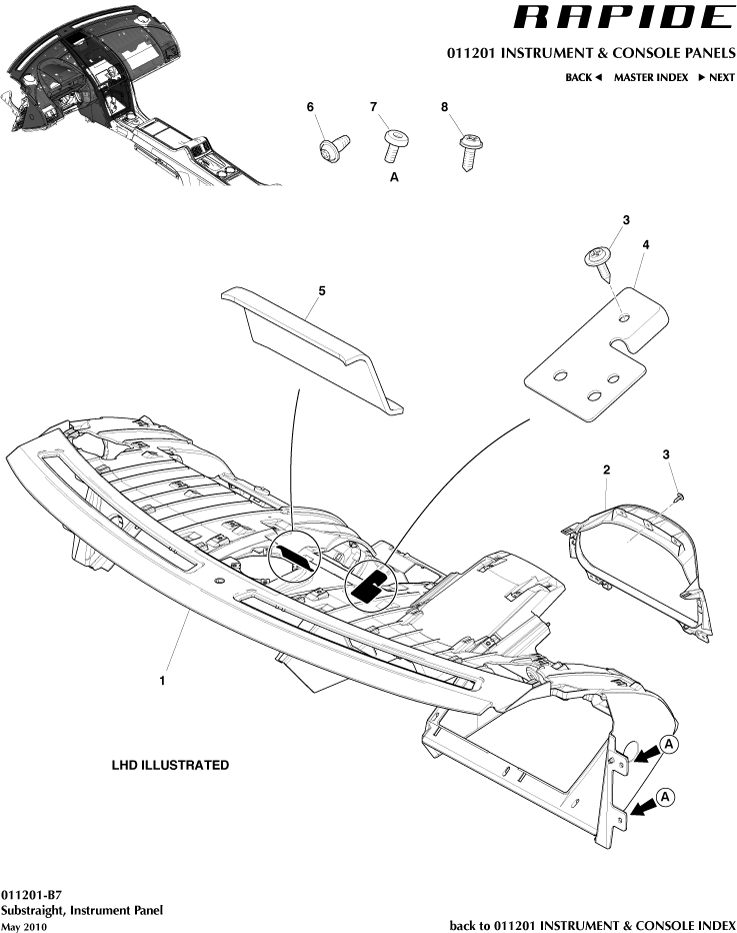 car: RAPIDE,item_no: -,quantity: 1,reference: RAPIDE_00-00-RAPIDE_011201-B7