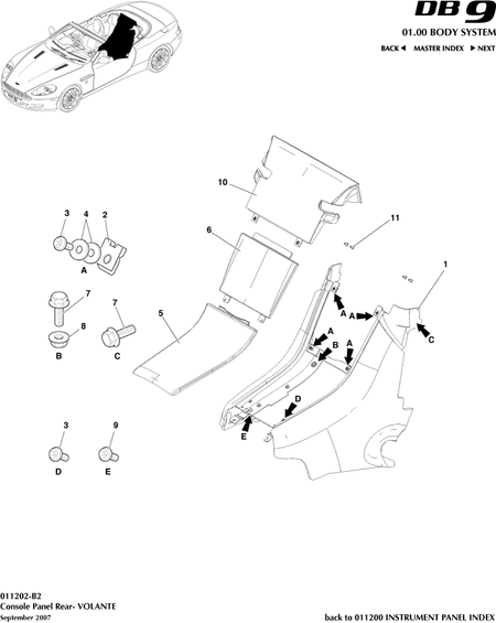 car: DB9,item_no: 6,quantity: 1,reference: DB9_05_12_00-00-DB9_05_12_011202-B2