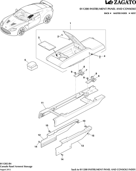 car: ZAGATO V12,item_no: 13,quantity: 1,reference: ZAGATO_V12_00-00-ZAGATO_V12_011202-B4