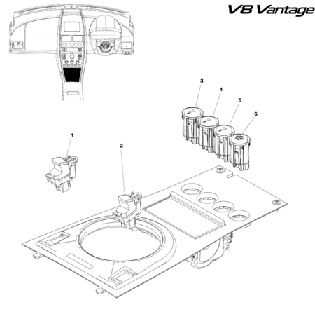 Image of PASSENGER AIRBAG DISABLE SWITCH