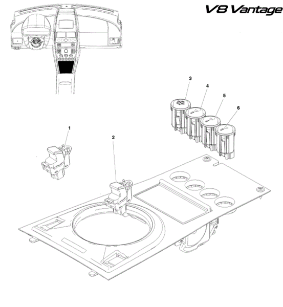Image of PASSENGER AIRBAG DISABLE SWITCH