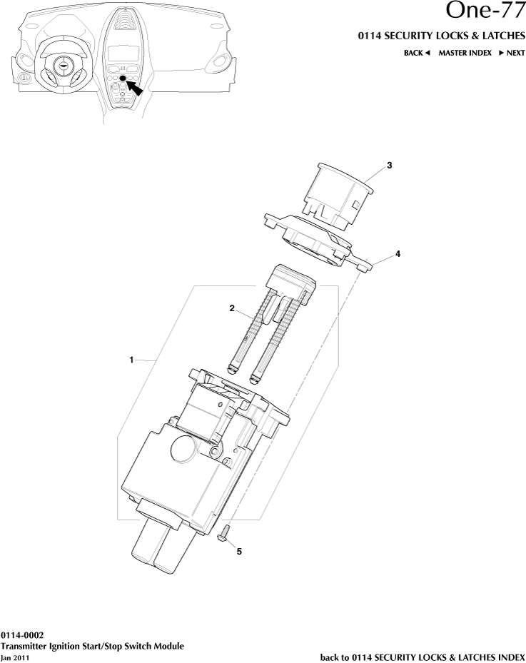 car: ONE-77,item_no: 4,quantity: 1,reference: ONE_77_00-00-ONE_77_0114-0002