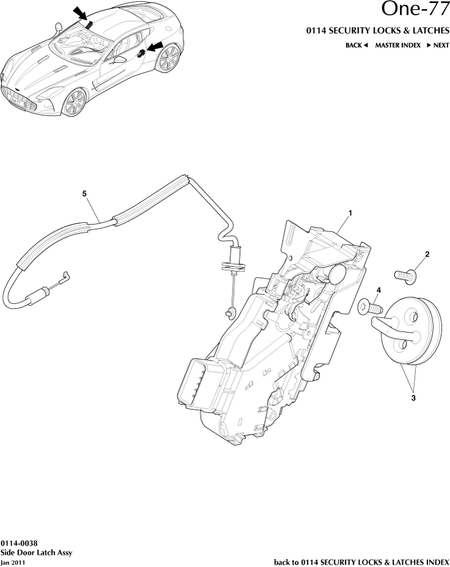car: ONE-77,item_no: 5,quantity: 1,reference: ONE_77_00-00-ONE_77_0114-0038