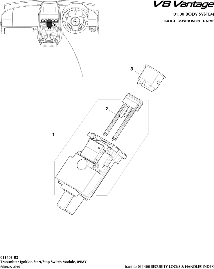 car: VANTAGE V8,item_no: -,quantity: 1,reference: VANTAGE_V8_00-00-VANTAGE_V8_011401-B2a