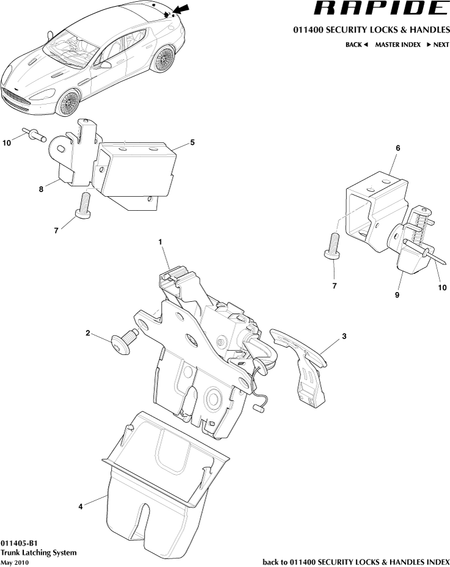 car: RAPIDE,item_no: 6,quantity: 1,reference: RAPIDE_00-00-RAPIDE_011405-B1