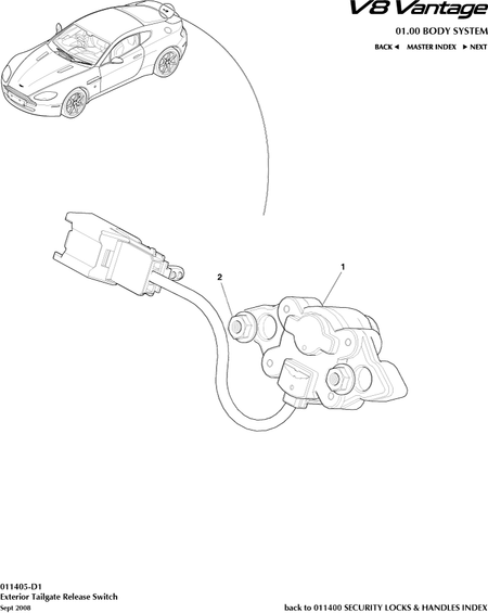 car: VANTAGE V8,item_no: 1,quantity: 1,reference: VANTAGE_V8_00-00-VANTAGE_V8_011405-D1