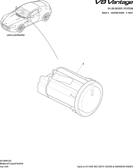 car: VANTAGE V8,item_no: 1,quantity: 1,reference: VANTAGE_V8_00-00-VANTAGE_V8_011409-D1
