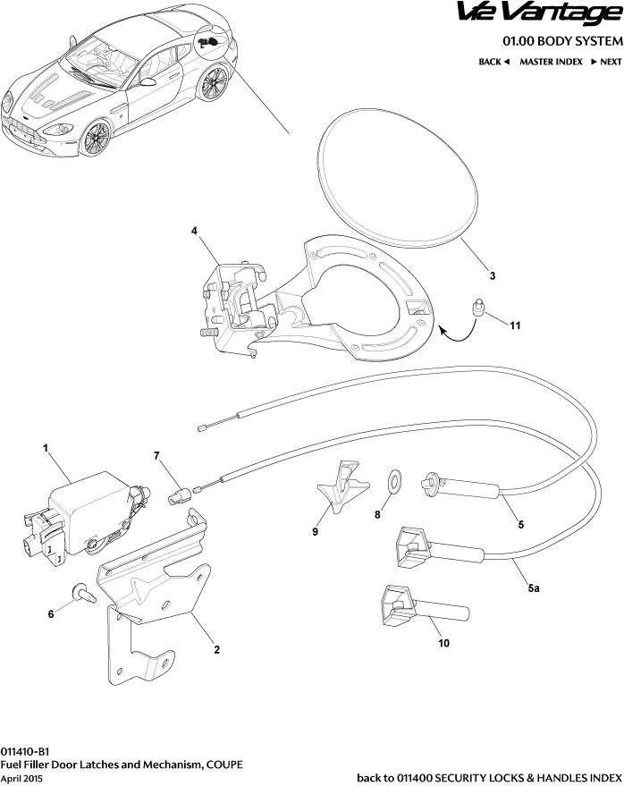 car: VANTAGE V12,item_no: 11,quantity: 1,reference: VANTAGE_V12_00-00-VANTAGE_V12_011410-B1