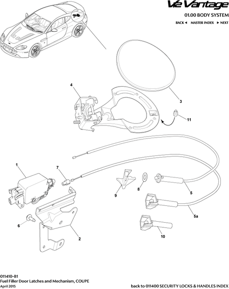 car: VANTAGE V12,item_no: 11,quantity: 1,reference: VANTAGE_V12_00-00-VANTAGE_V12_011410-B1