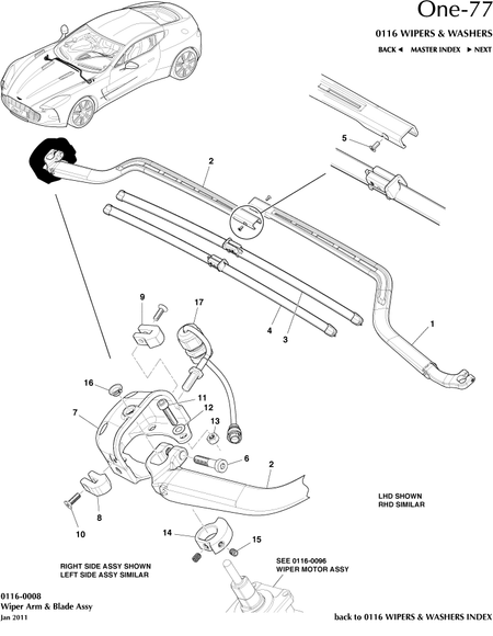 car: ONE-77,item_no: 13,quantity: 8,reference: ONE_77_00-00-ONE_77_0116-0008