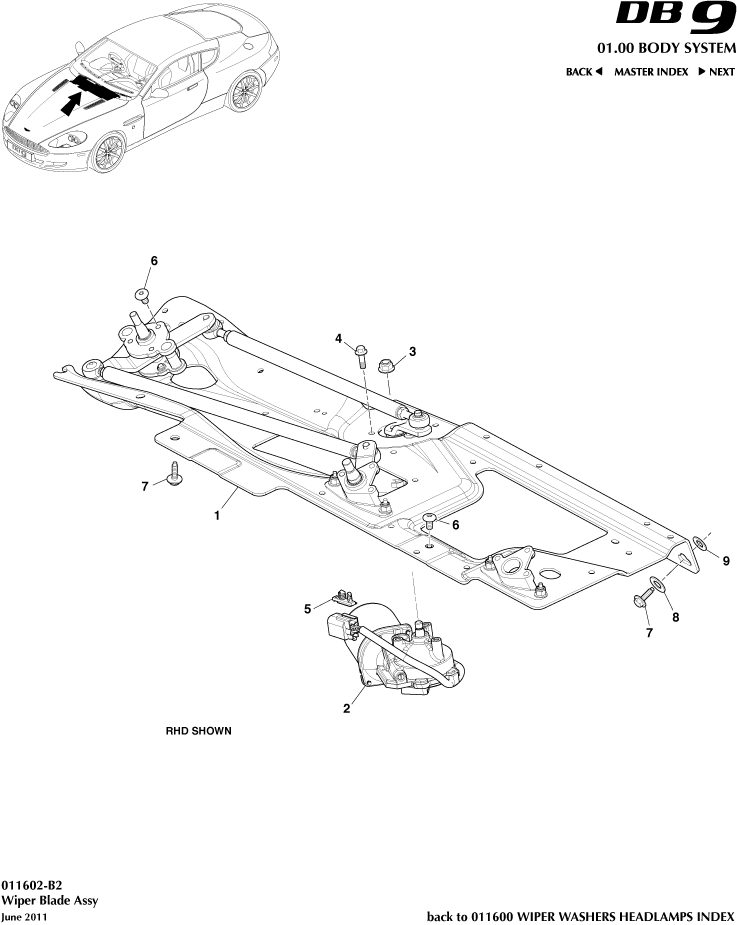 car: DB9,item_no: -,quantity: 1,reference: DB9_05_12_00-00-DB9_05_12_011602-B2