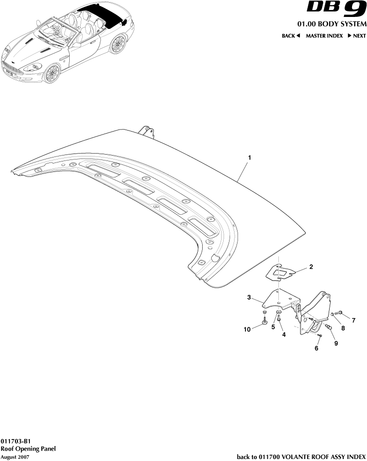 car: DB9,item_no: 1,quantity: 1,reference: DB9_05_12_00-00-DB9_05_12_011703-B1